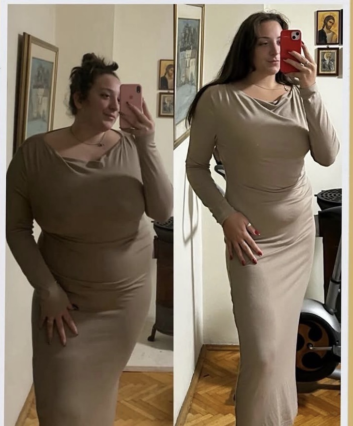 Klijentkinja — rezultat: −35 kg