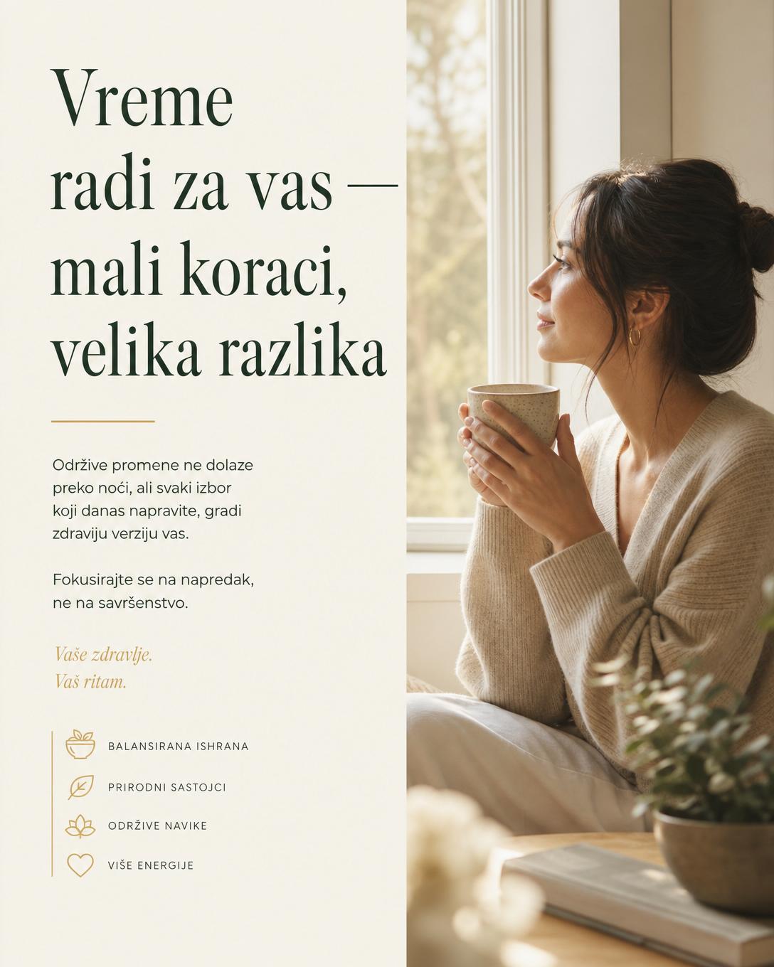 Vreme radi za vas — mali koraci, velika razlika